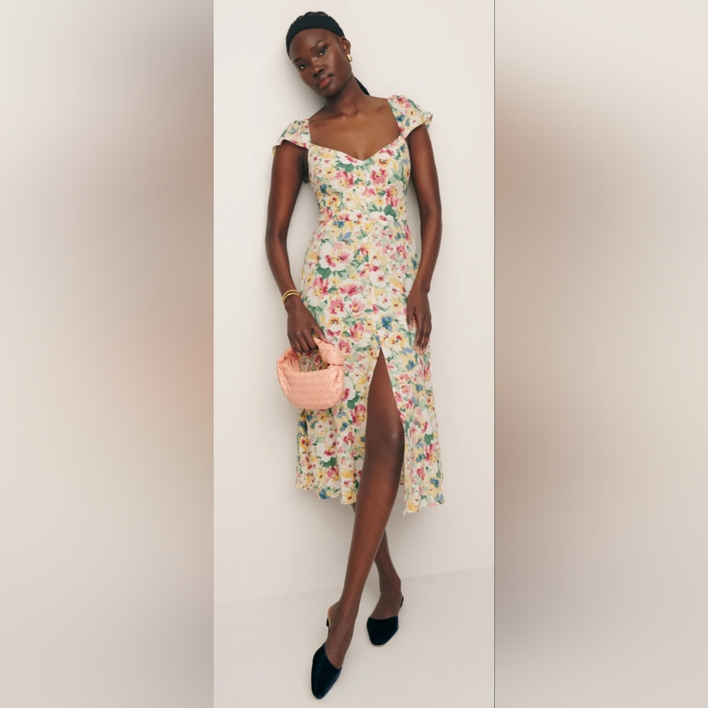 Reformation Baxley Dress- Daria Print, Size 8